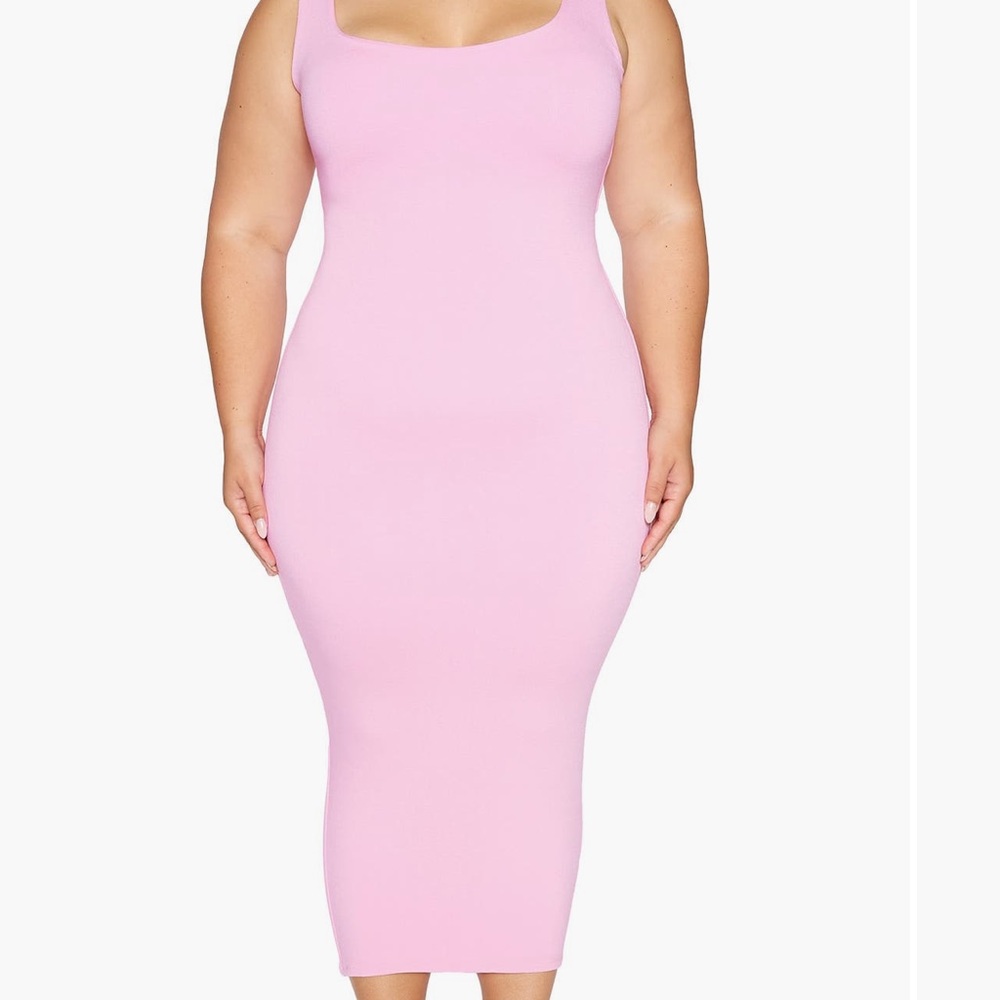 Naked Wardrobe Hourglass MIDI Dress Size 3X